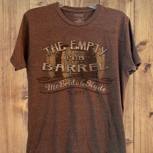 The Empty Barrel Pub Retro T-Shirt - Mens Size M
